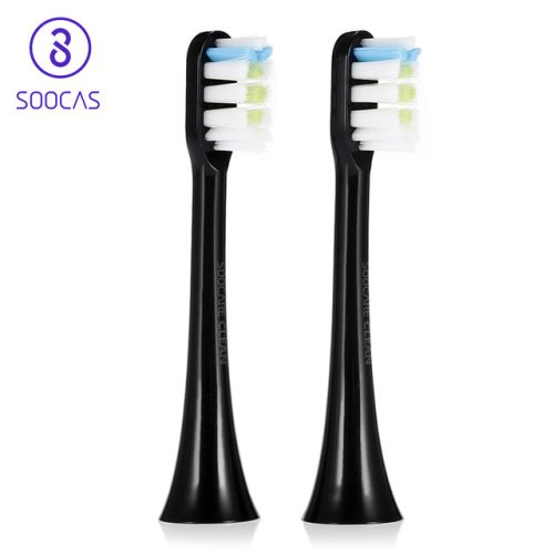 Soocas X3 Smart elektromos fogkefe pótfej 2db, fekete