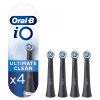 Oral-B iO refill Ultimate Clean Replaceable toothbrush heads, 4 pcs, Black - Elektromos fogkefe pótfej