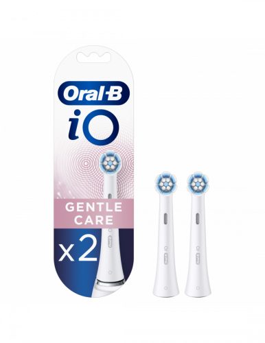 Oral-B iO refill Gentle Care Replaceable toothbrush heads, 2 pcs, White - Elektromos fogkefe pótfej